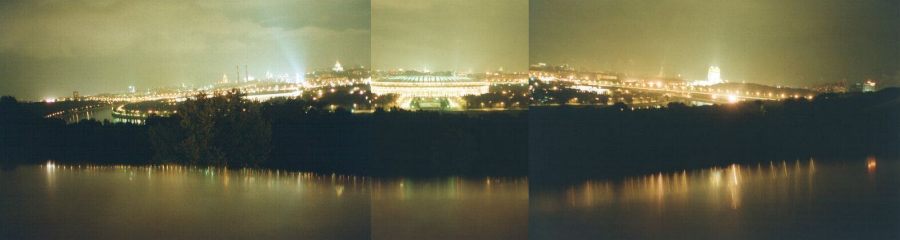 Moskau bei Nacht - Panorama